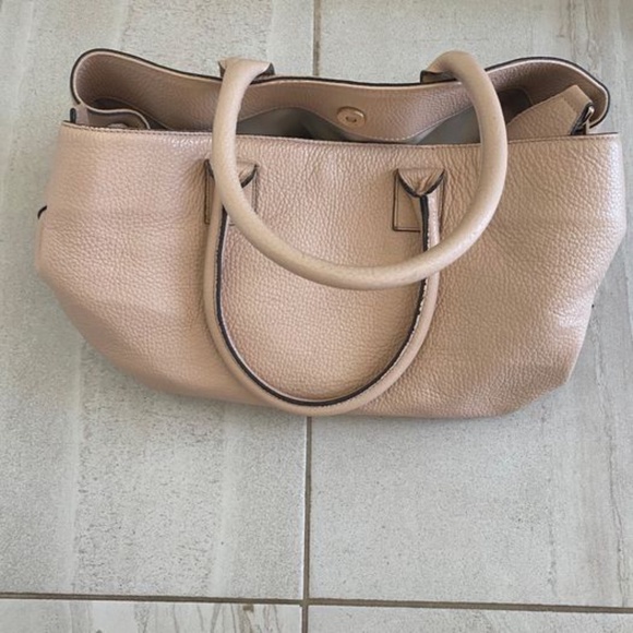 Pink leathers from Italy purse Victoria Napoli ,very roomy - Picture 4 of 4